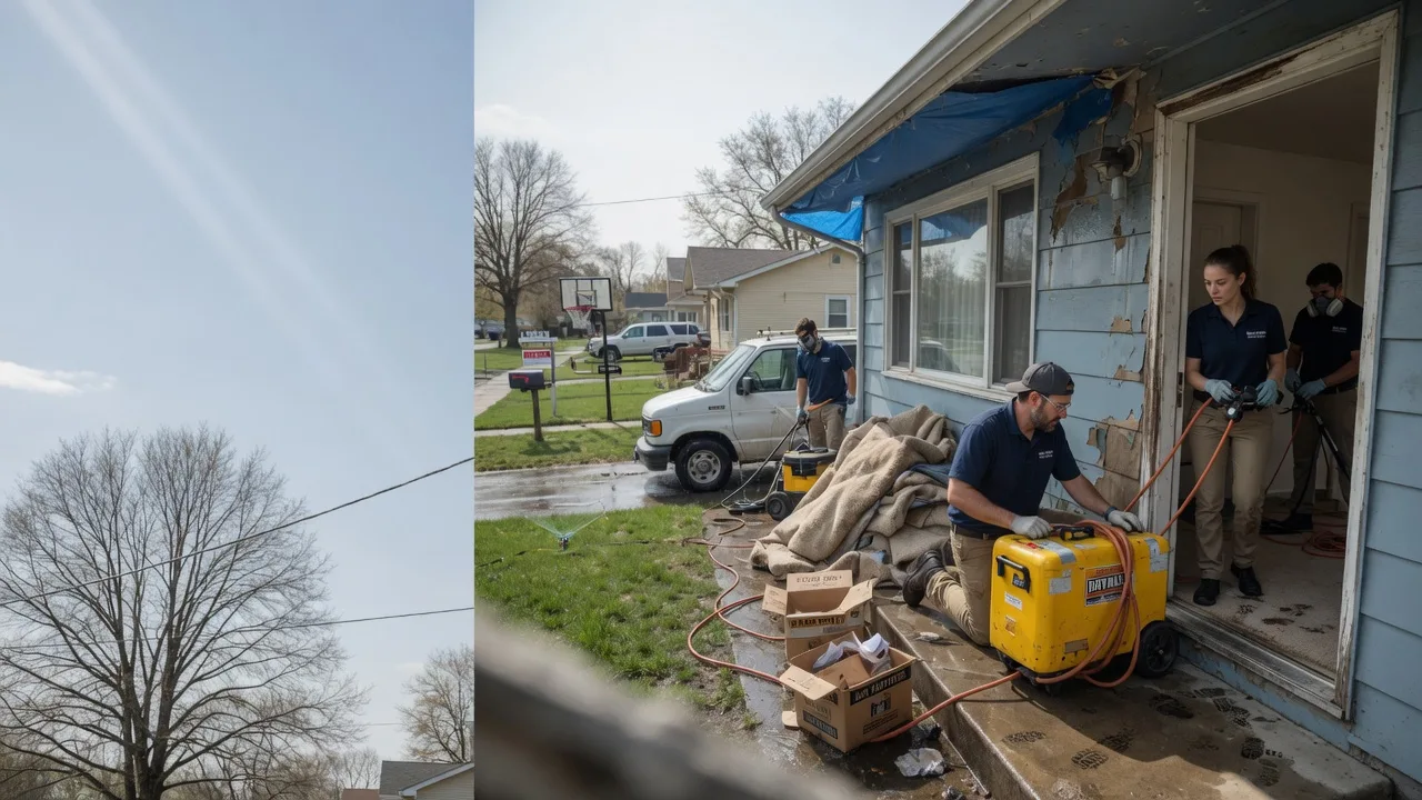 Basement Flood Cleanup in Hillside, IL near me